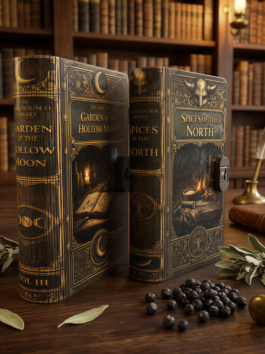 The Complete Spicebound Library – All Four Volumes Handmade Wooden Spice Books