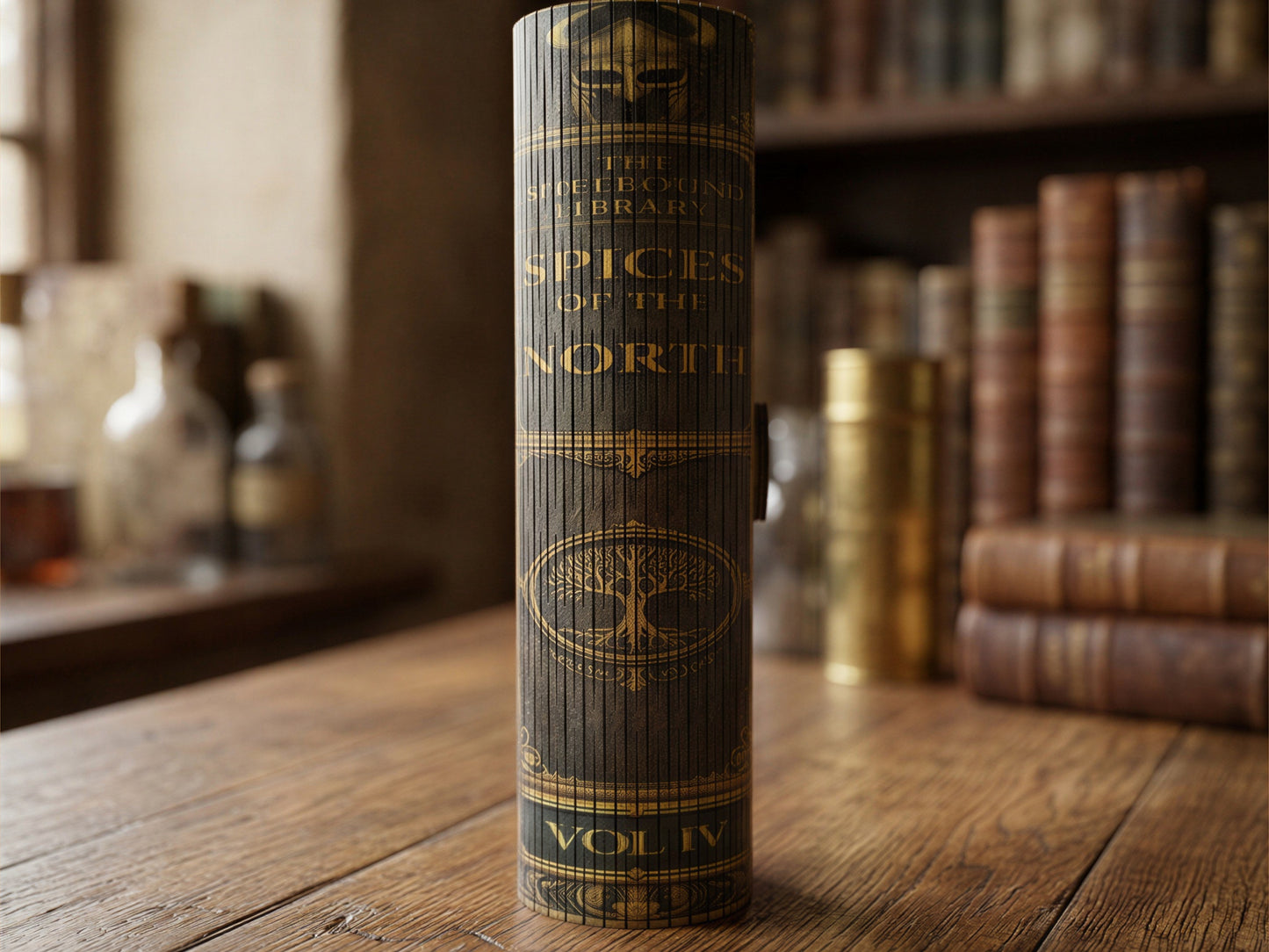The Complete Spicebound Library – All Four Volumes Handmade Wooden Spice Books