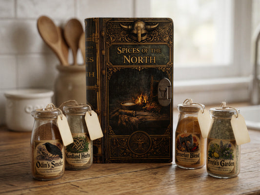 Vol IV Spices of the North Handmade Wooden Spice Book